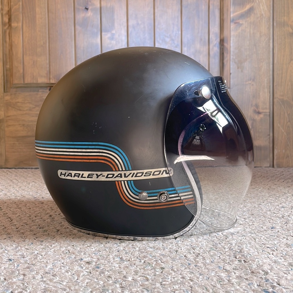 Retro Harley Davidson / Bell Helmet
